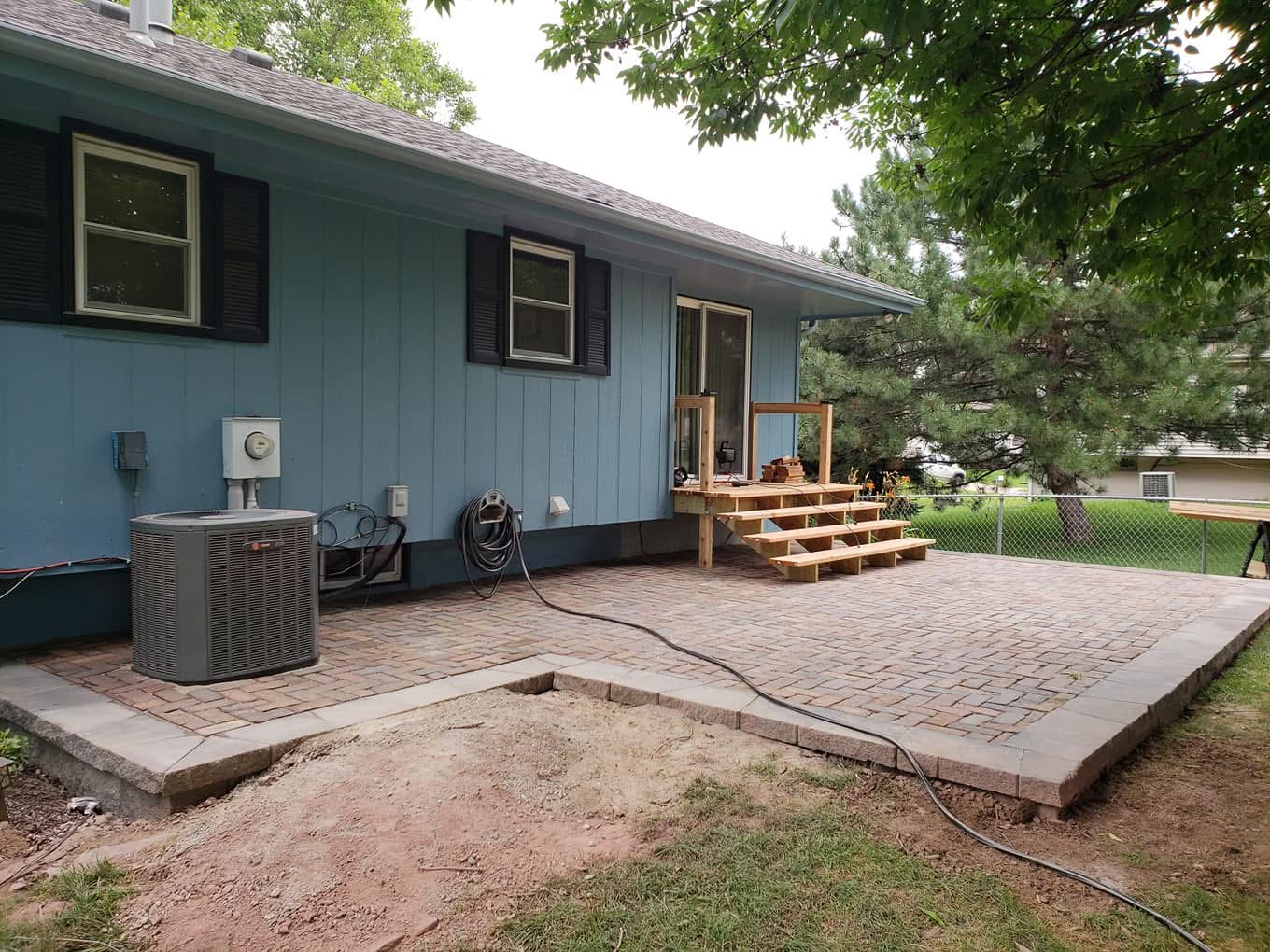 Backyard patio